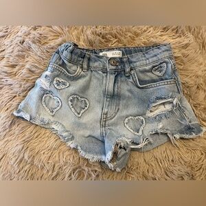 Zara Girls Heart Shorts
